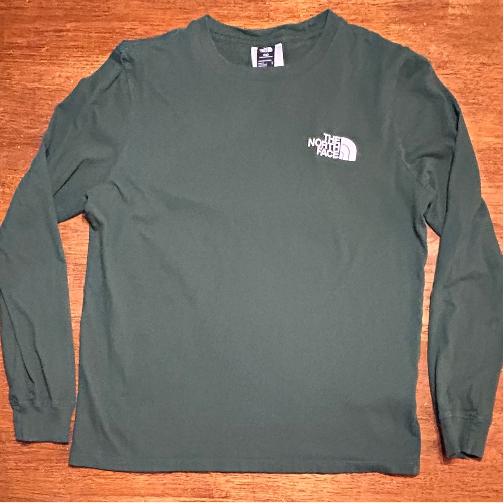 The North Face Forest Green Long Sleeve Tee - Never Stop Exploring
